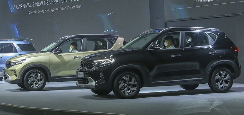 ra mat kia sonet 2021 2022 muaxegiatot vn - Đánh giá xe SUV hạng A Kia Sonet 2022 - đối thủ đáng gờm của Toyota Raize