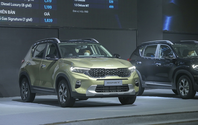 ra mat kia sonet 2022 muaxegiatot vn - Đánh giá xe SUV hạng A Kia Sonet 2022 - đối thủ đáng gờm của Toyota Raize